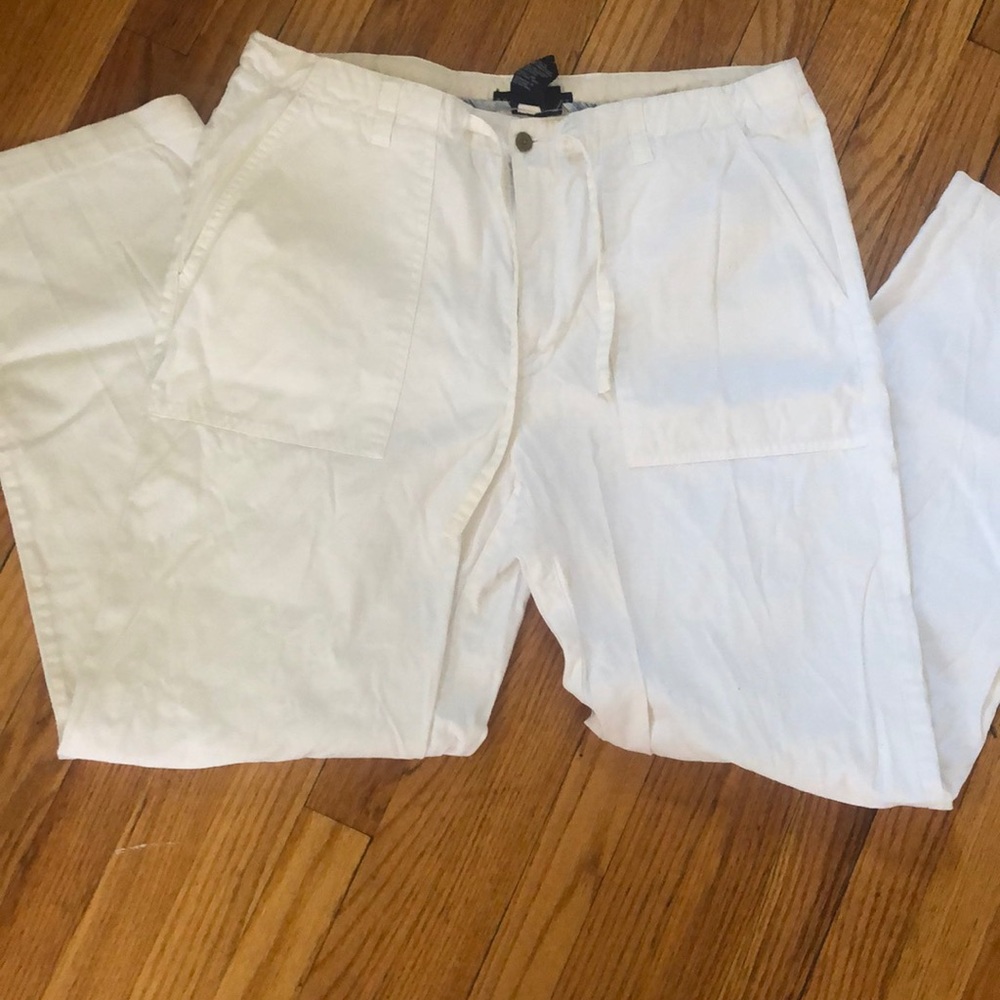 Tommy Hilfiger White Cargo Pant